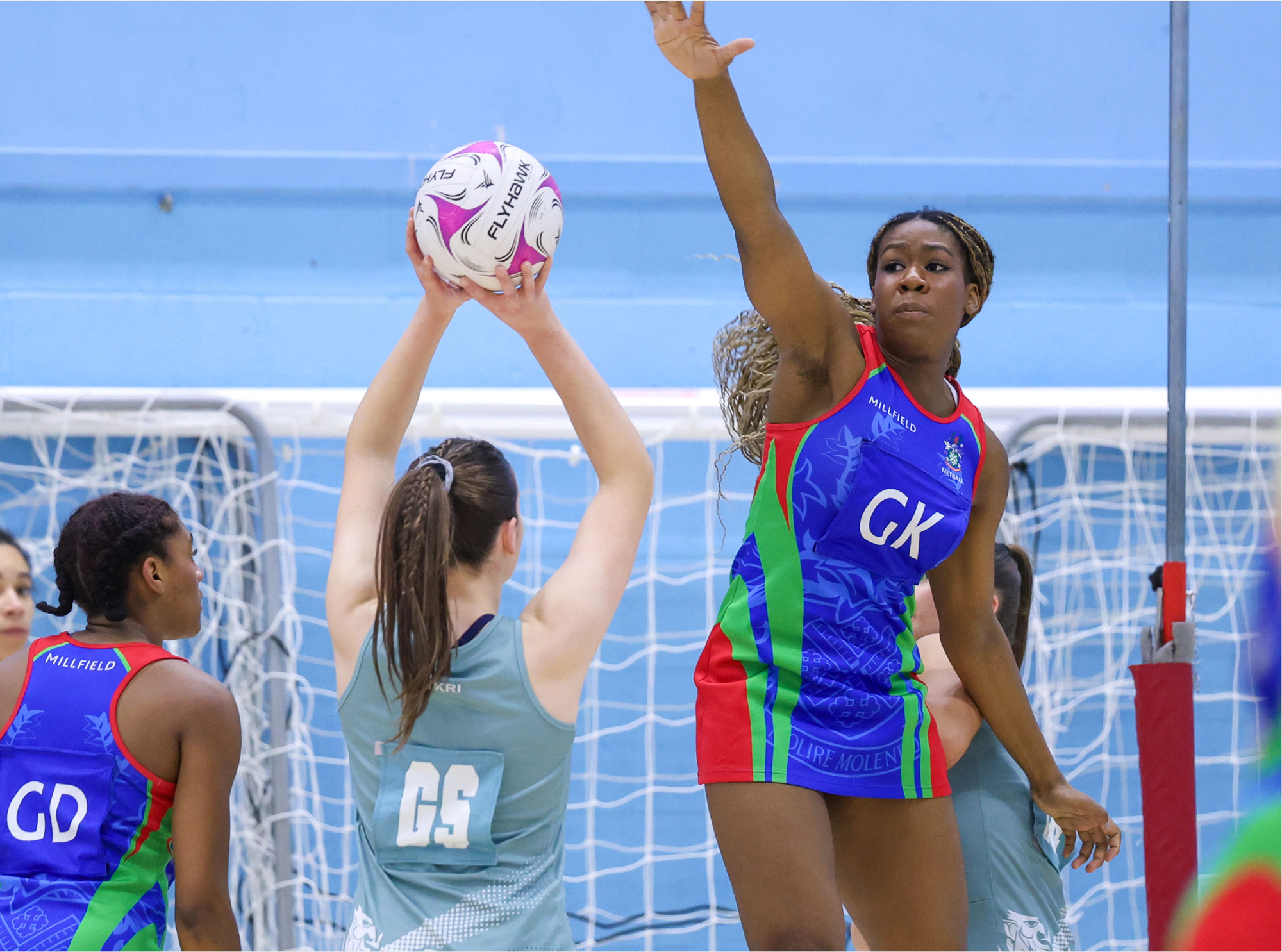 netball action shot
